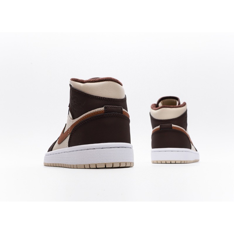 nike jordan new AJ1 MID SE men's and women's sports shoes high-top retro casual shoes all-match couple shoes DO6699-200