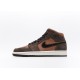 Nike Jordan Outlets Joe AJ1 basketball shoes MID dark chocolate mid-top sneakers DC7294-200
