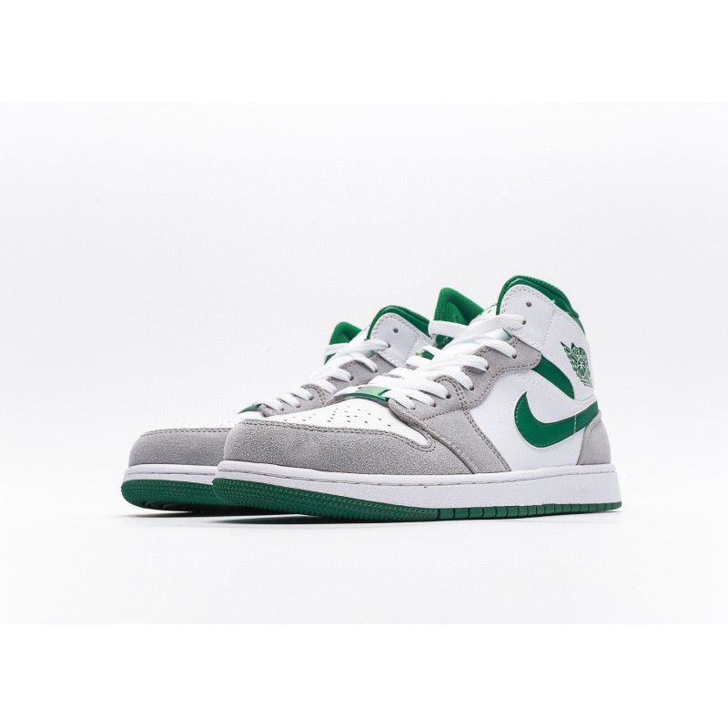 Nike Jordan Joe 1 Air Mid AJ1 white gray green men's and women's shoes retro mid-top basketball shoes couple shoes DC7294-103